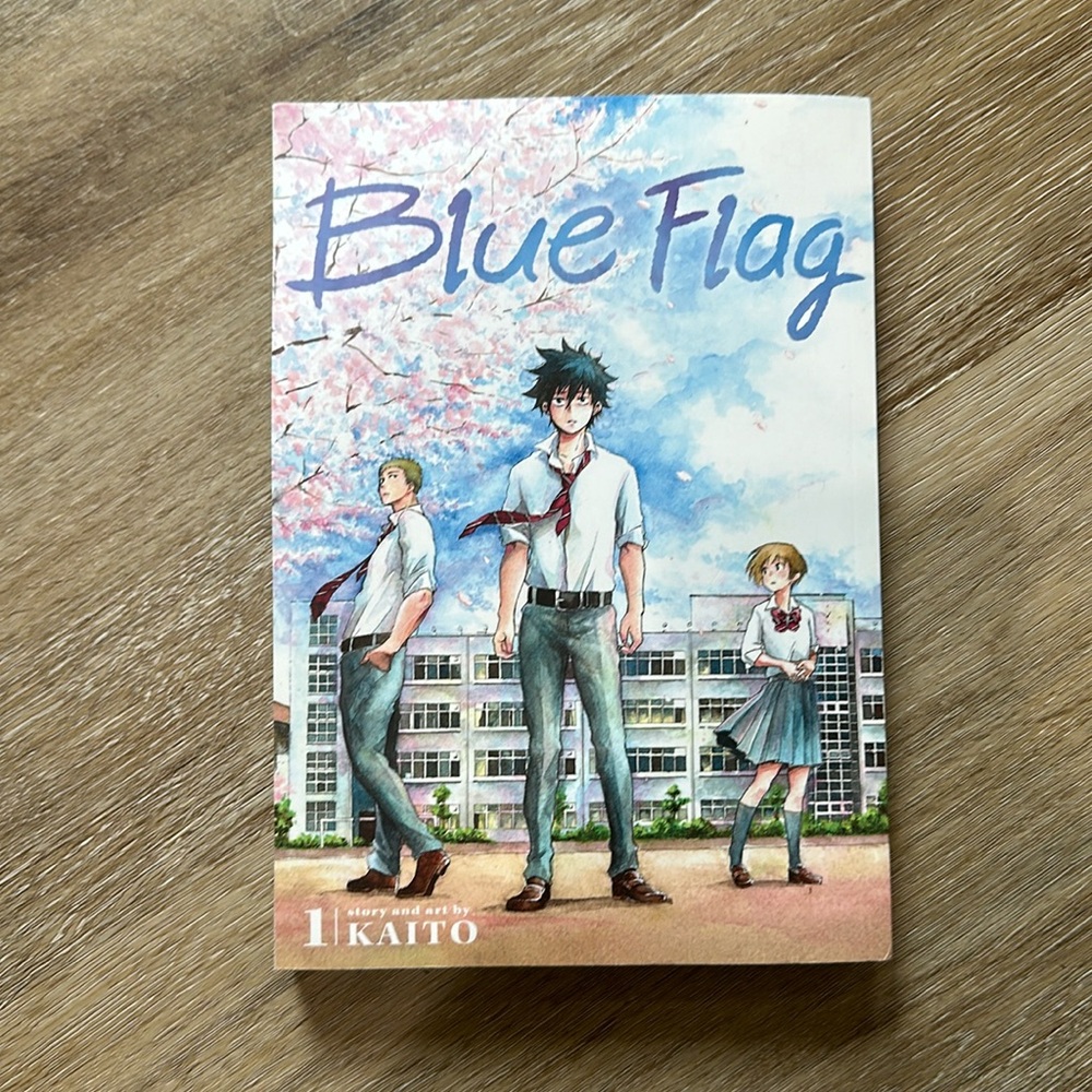 NWT blue flag 1 story and art by kaito book